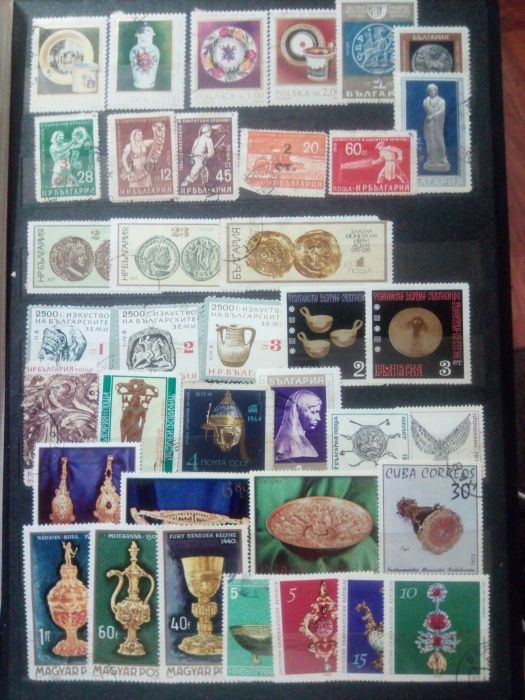 Класьор с пощенски марки