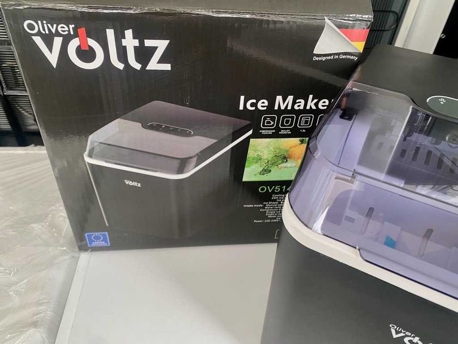 Ледогенератор Oliver Voltz , 100W, 10кг, Кръгла и куршумообразна форма