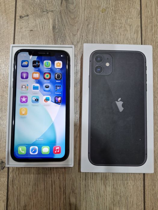 IPhone 11, 64 gb, в коробке за 69000 тг.