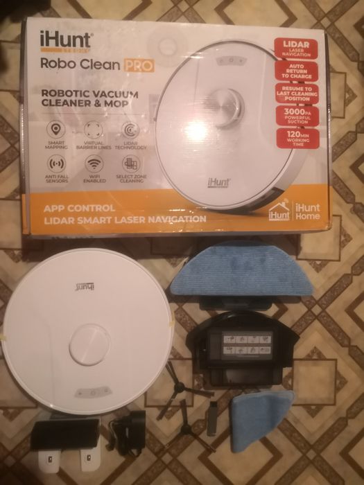 Aspirator ROBOTIC vacum cleaner & MOP iHunt,.