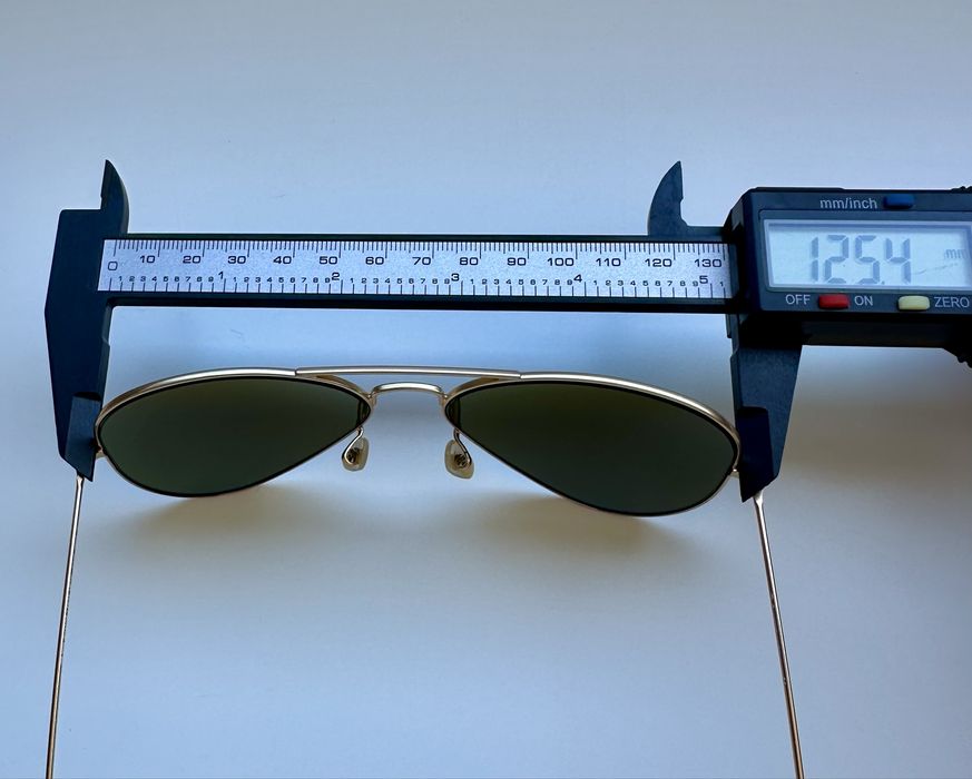 Ray Ban RB3025 Aviator Large Metal 58мм Green Mirror /отлични