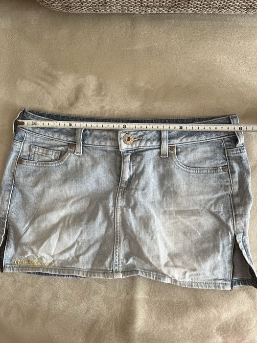 Къса оригинална дънкова пола на Guess/Гес-26номер