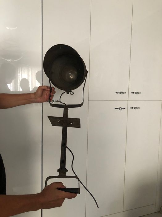 Vintage Austria lampa industriala