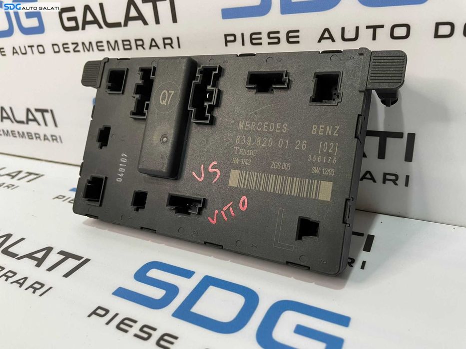 Unitate Modul Calculator Confort Comfort Mercedes Vito W639 2003 - 2014 Cod 6398200126 [1307]