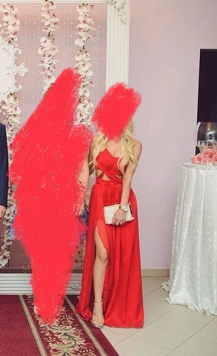 Rochie de ocazie matase facuta la comanda xxs