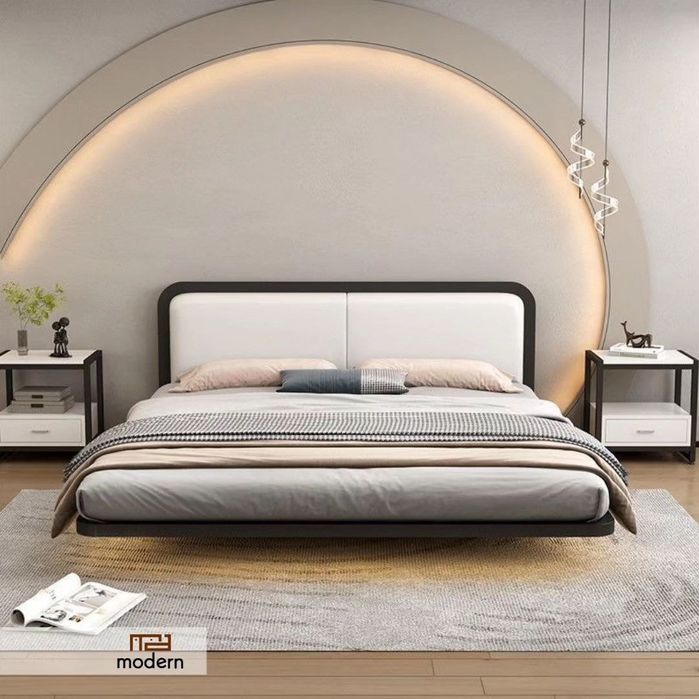 Двуспальная  Кровать Loft krovat темир крават metal kalavat Paryashi