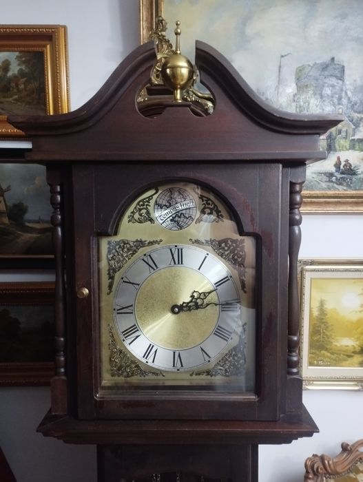 Ceas pendula de podea mecanism Urgos anii 80 cu pendul Westminster