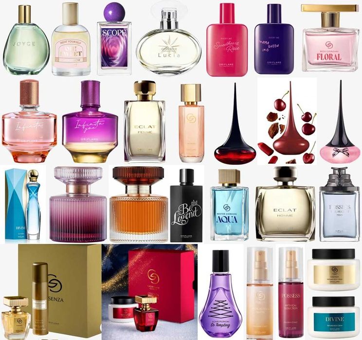 ORIFLAME - Divine, Love Potion, Giordani, Eclat, Amber Elixir