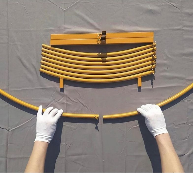 Arcada metalica pentru baloane 200х100cm, galben mustar