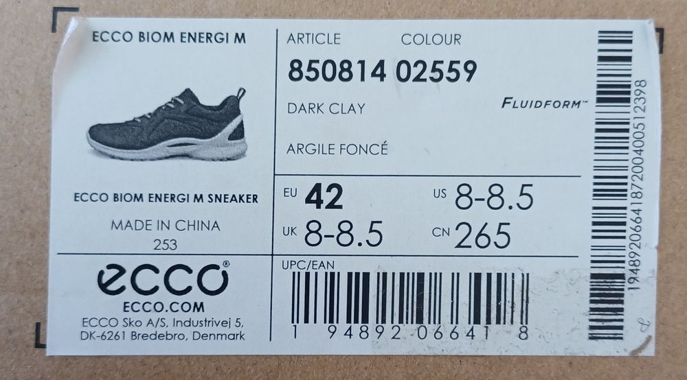 Кроссовки ECCO BIOM ENERGI M мужские