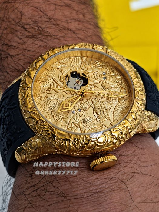 INVICTA Katana automatic black/gold 50 mm, Инвикта нов мъжки часовник