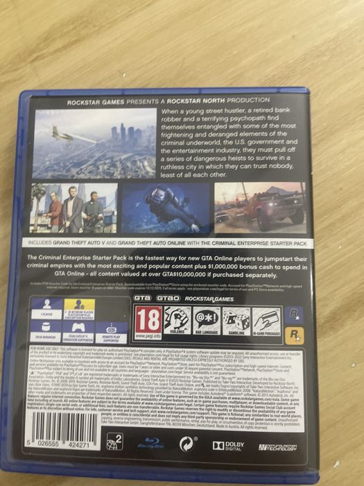 Продается диск гта 5