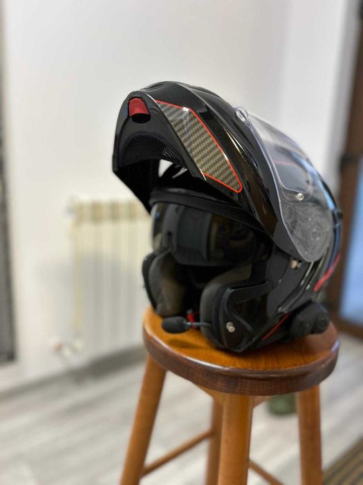 Casca moto Scorpion EXO-920 M + SENA Bluetooth – Stare Foarte Buna