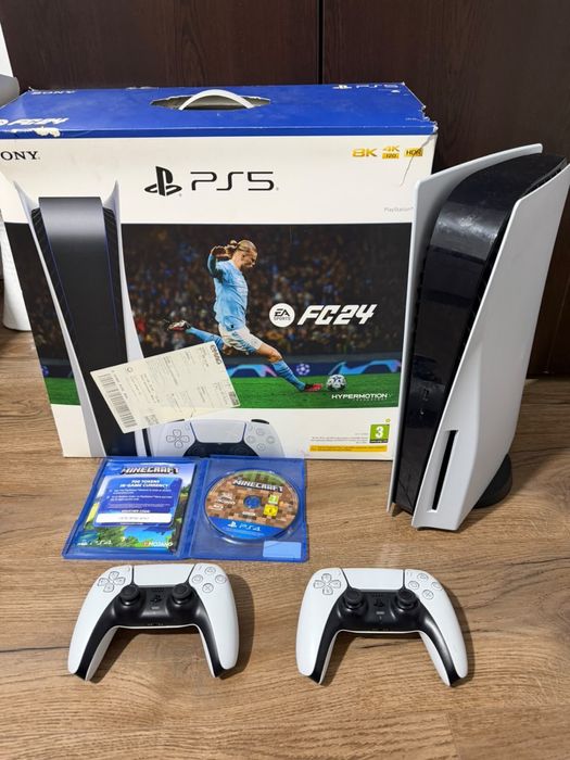 Playstation 5 disk 825gb2 manete un joc la cutie