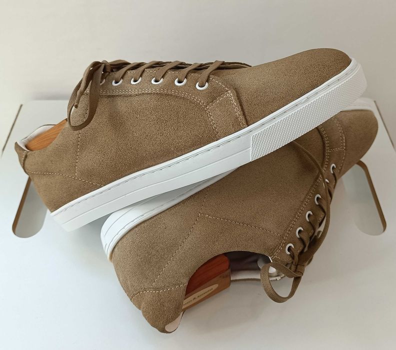 Pantofi sport casual 43.5 44 lucrati manual L. Artigianale NOI piele