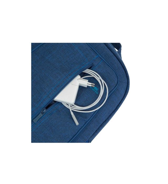 ^Рюкзак RIVACASE 7560 blue Laptop Canvas Backpack 15.6" / 6