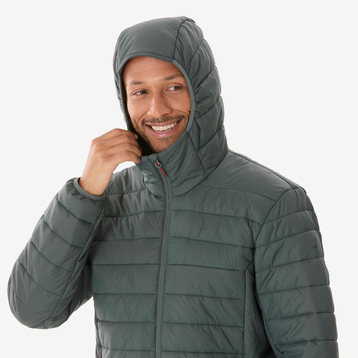 Geacă de drumeție, Mh500 verde bărbați - produs resigilat Decathlon