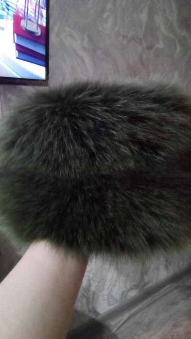 Кубанка из крашенного песца