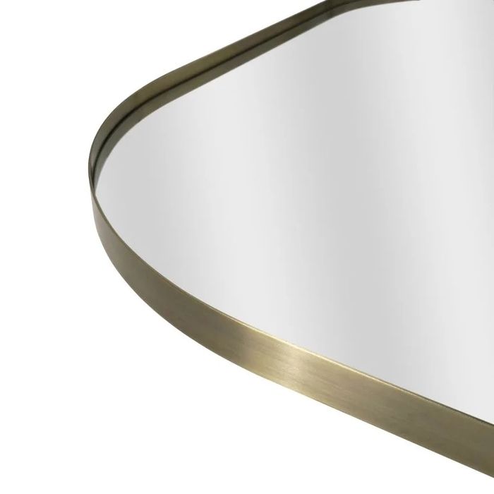 Oglinda 90x90 cu rama aurie noua