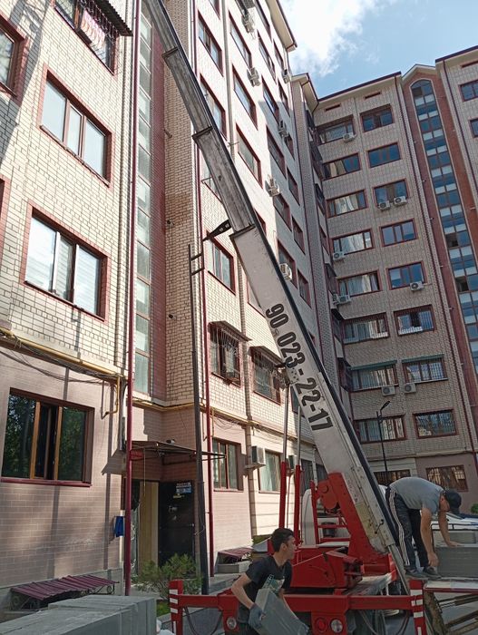 Мобильныйлифт/Автолифт/ Avtolift/Mobilniylift- услуги 28 м A-2 КРАН