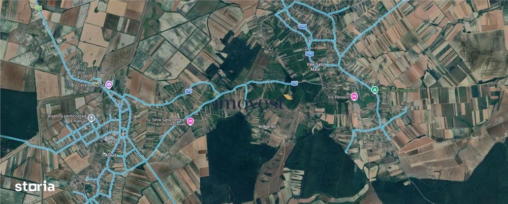 Teren extravilan de vanzare Ardud | Viile Satu Mare | 44 ari | Acces a