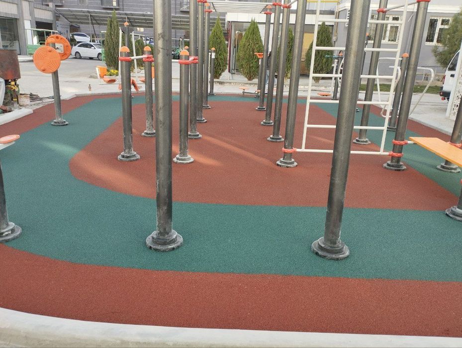 Bollalar oyingohi Yugurish yolagi uchun Quyma rezina .Rezinovy pokrita