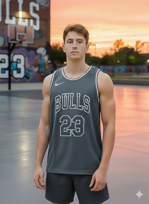 Майка Спортивная Bulls 23. XL. Uzbekistan.