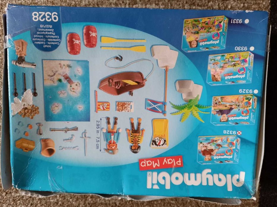 Комплект Playmobil Пиратско приключение Play Map 9328