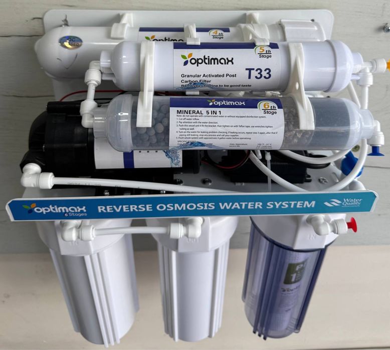 Система обратного осмоса (фильтр) 6 ступеней очистки воды (под мойку)