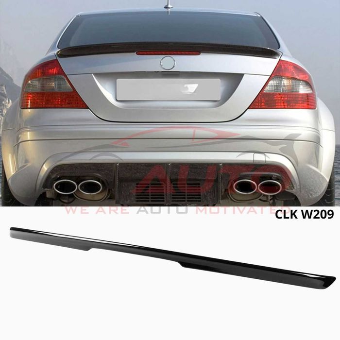 Спойлер за багажник Mercedes CLK W209 (2002–2009) – Черен гланц