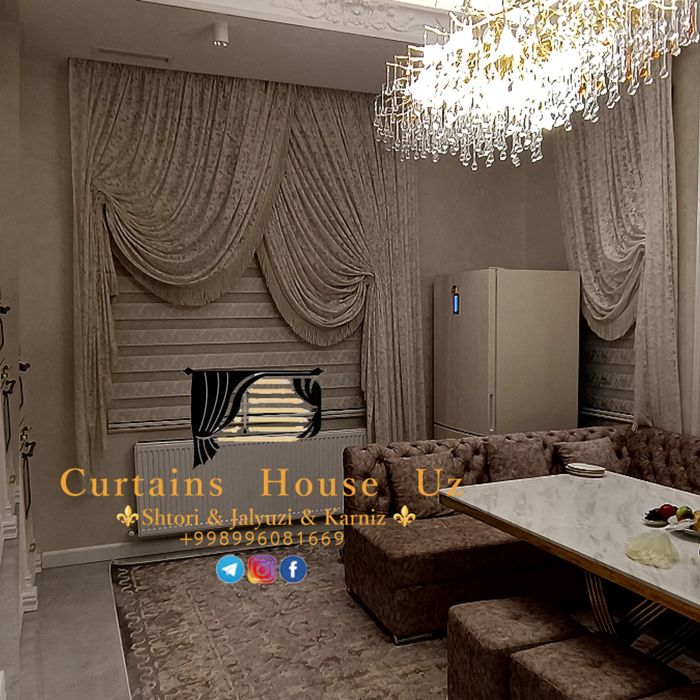 Pardalar! Istalgan dizayenda pardalar tikish. & Jaluzu na Zakaz!