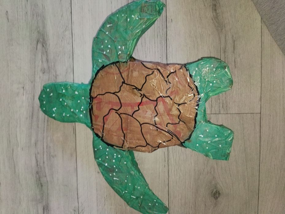 Черепаха из картона