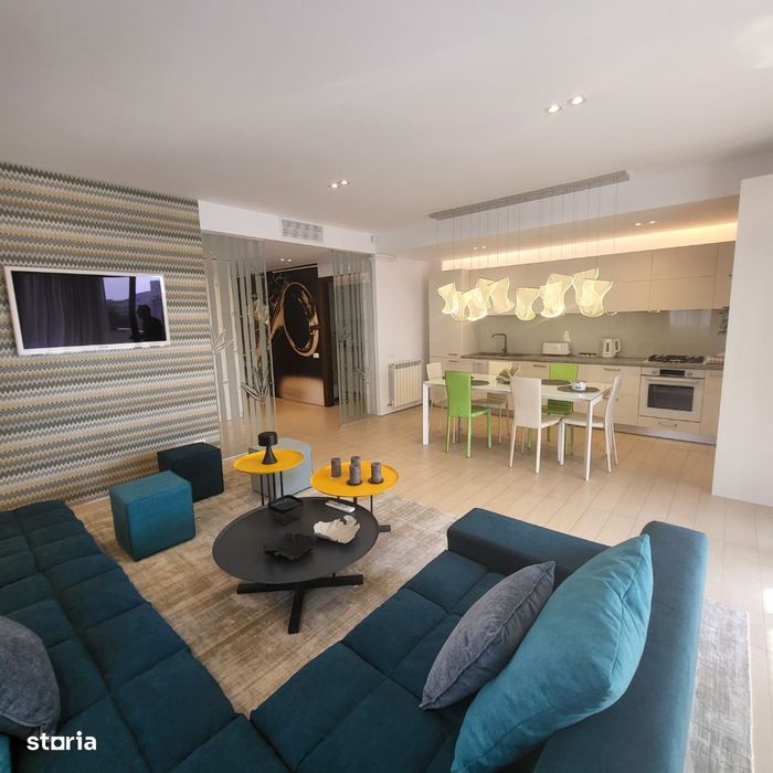 Apartament superb, Dorobanti, bloc 2011,complet mobilat, loc parcare