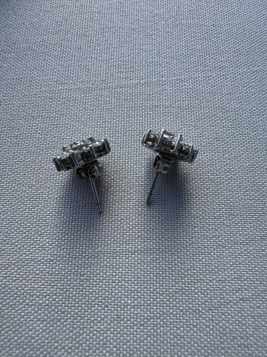 Cercei din argint si cubic zirconia