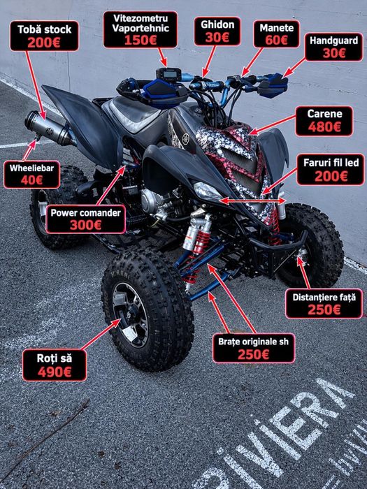 Vand carene yamaha raptor 700 2010