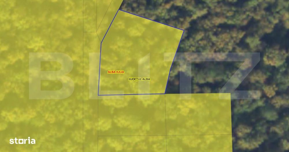Teren impadurit intravilan de vanzare, 1000 mp, Alba Iulia – Valea P