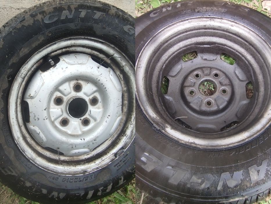 Колесо с дискоми 14