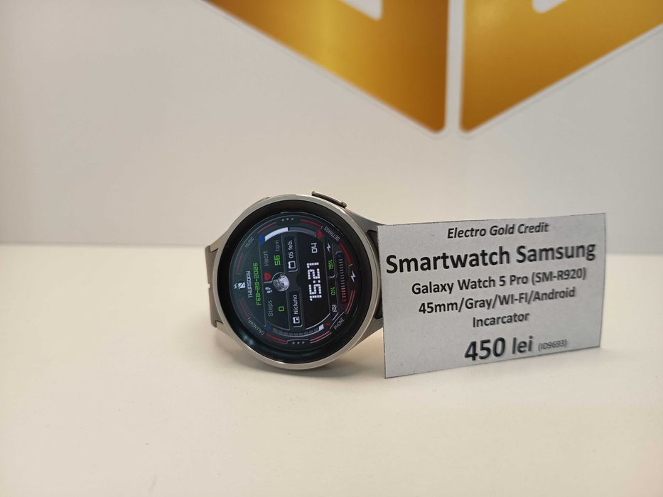 Smartwatch Samsung Galaxy Watch 5 Pro 45mm/Gray/WI-FI/Android ID9693