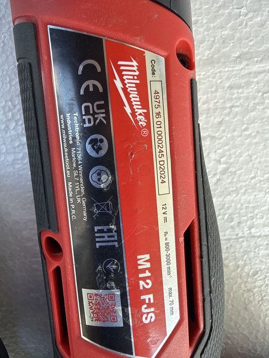 Vind pendular 2024 Milwauke M12-FJS cu acumulator 4Ah