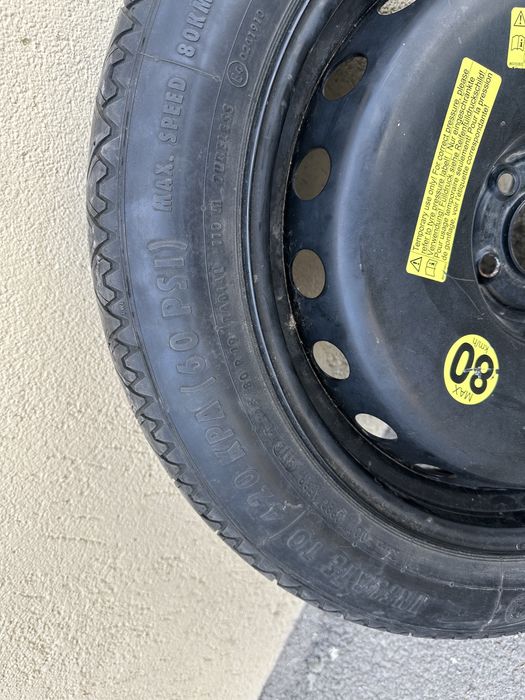 Roata de rezerva slim Audi 5x112