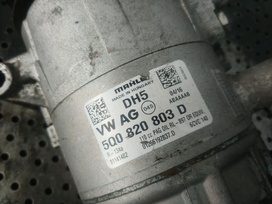 compresor clima ac 1.4 tdi 2.0 tdi vw golf 6 polo 6r skoda fabia 3 rapid audi a1 seat ibiza 5q0820803d