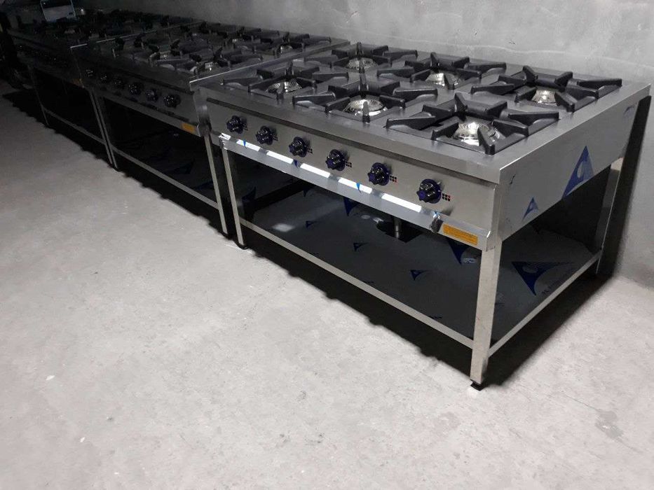 Газовая и электро плита нержавейка оборудования