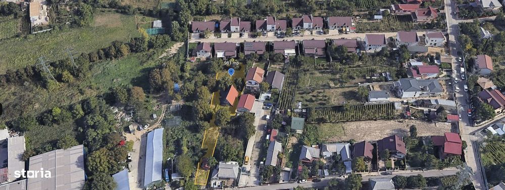 Teren intravilan st 1186 mp langa Drumul de Centura