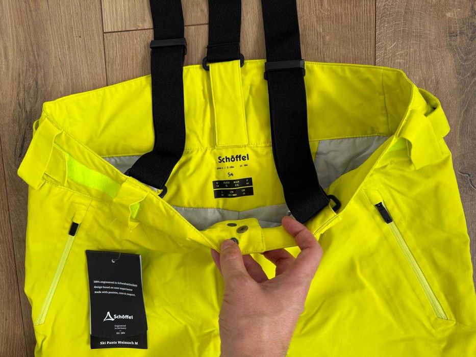 Nou Schoffel 50 M 54 L-XL barbati pantaloni ski barbati 10K bretele