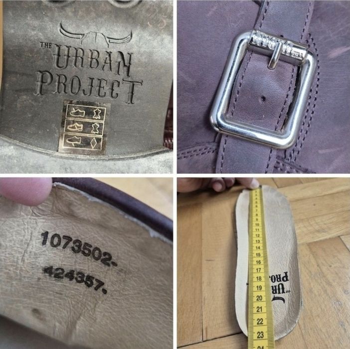 Cizme de damă Premium The Urban Project, piele Full Grain - 37,5