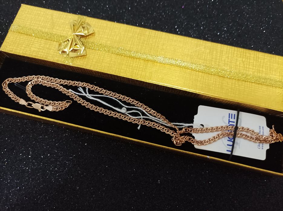 Цепочка золотая 55 см