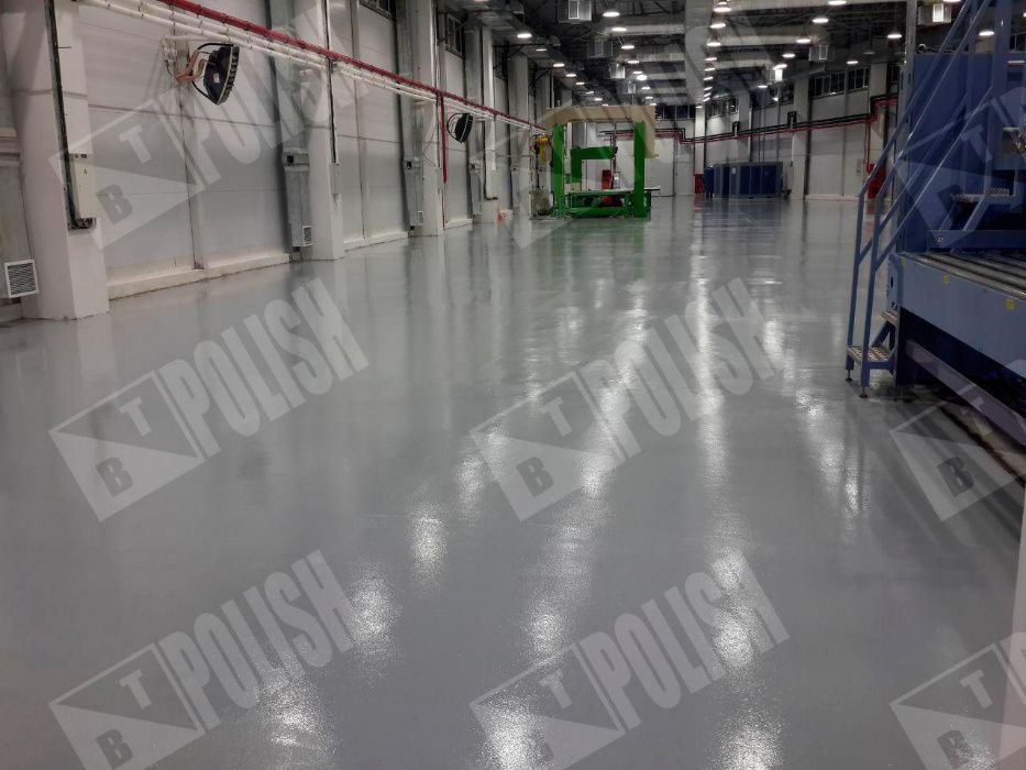 Полиуретановая краска и грунтовка, топпинг, пропитка для бетона