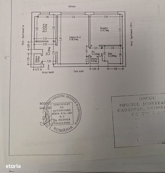 Centru - Apartament 2 camere | Parter