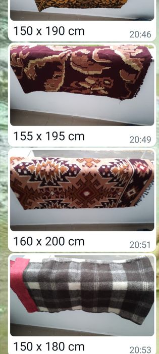 Batic vechi din casmir cu franjuri