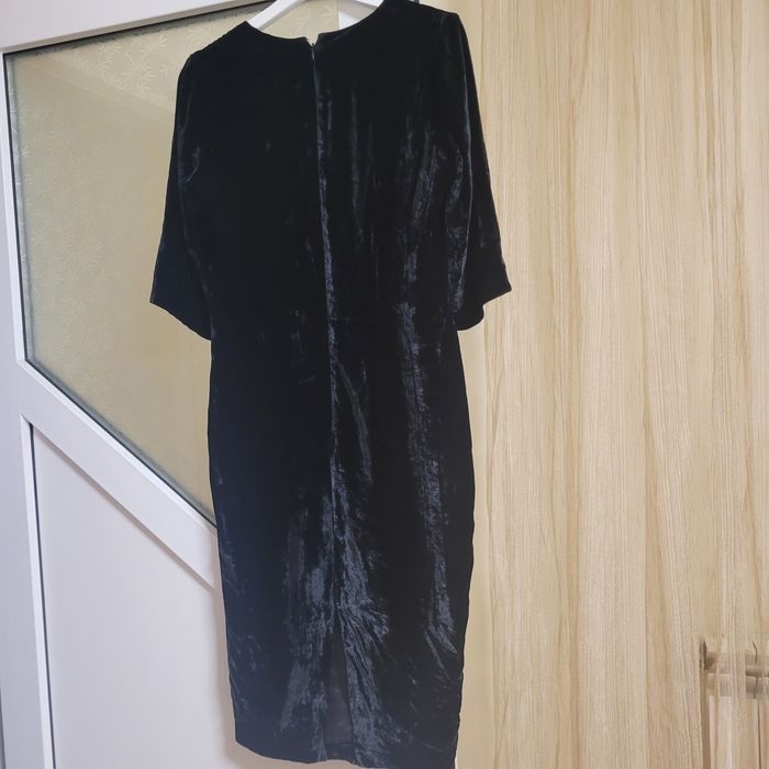 Rochie neagra catifea